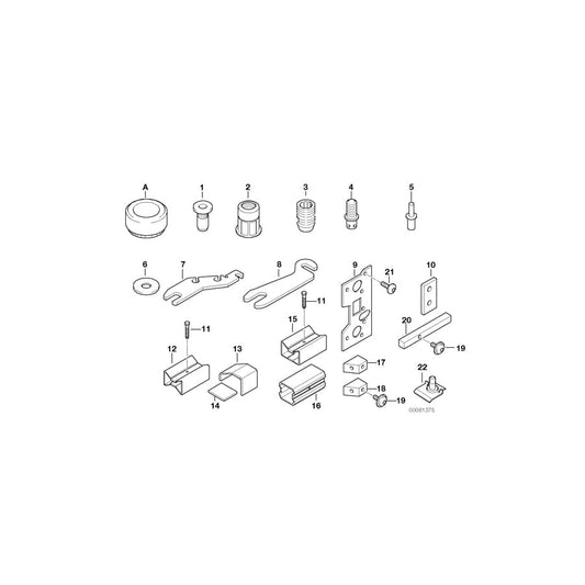 Genuine BMW 41007029667 EWB Drophead RR11 Clip Nut M6 (Inc. ALPINA V8, Z8 & Cullinan)