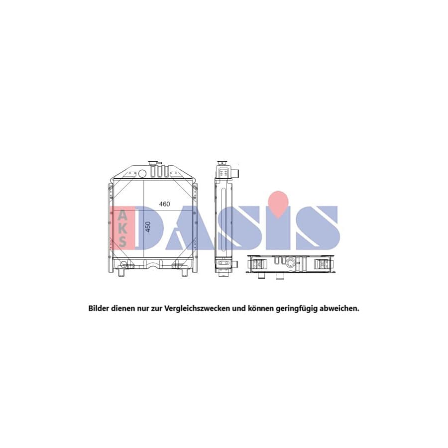 AKS Dasis 440722N Engine Radiator