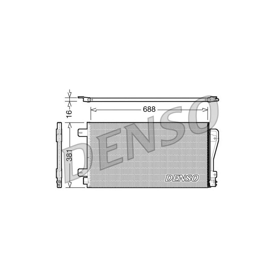 DENSO DCN23014 Air Conditioning Condenser