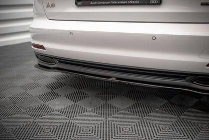 Maxton Design Audi A6 C8 Central Rear Splitter