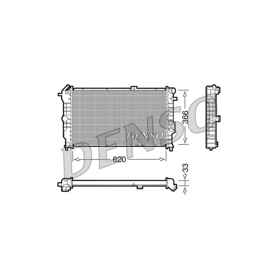 DENSO DRM20021 Engine Radiator