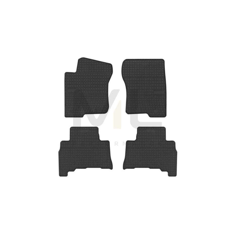 FROGUM Tailored 402126 Floor mat set for TOYOTA Land Cruiser Prado 150 (J150) Elastomer, Front and Rear, Quantity: 4, Black, (LHD)