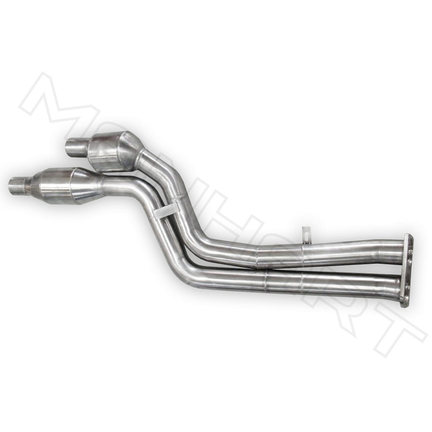 MANHART OPF-DELETE PIPES FOR BMW F97 / F98 X3 M / X4 M (COMPETITION) WITH 200 CELLS HJS CATALYTIC CONVERTERS