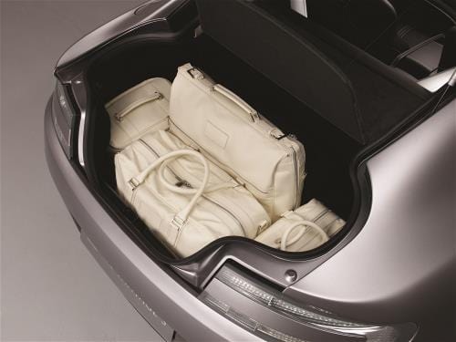 Aston Martin 704217 4 Piece Luggage Set Black Fabric | ML Performance UK Car Parts
