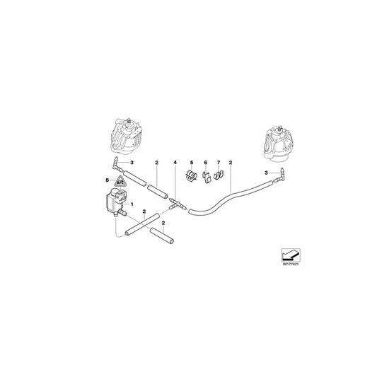 Genuine BMW 61131379882 E90 F83 E92 Spacer (Inc. 225d, Hybrid 3 & 220i)