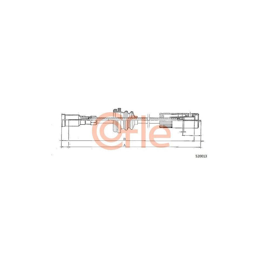 Cofle S20013 Speedometer Cable