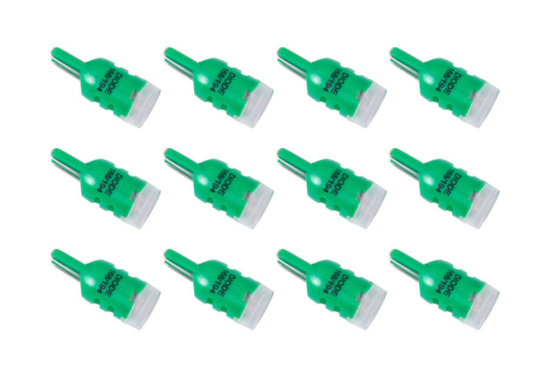 Diode Dynamics 194 LED Bulb HPHP3 LED - Green Set of 12