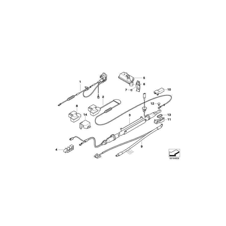 Genuine BMW 61136982276 E60 E64 E61 Covering Cap (Inc. 645Ci, 530i & 535d)