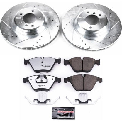 PowerStop Power Stop 2011 BMW 335d Front Z26 Street Warrior Brake Kit