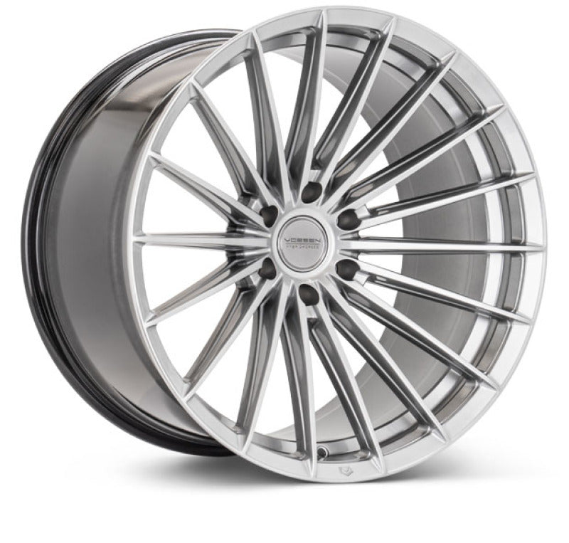 Vossen HFX-4 20x10 - 6x135 - ET-18 - Super Deep - 87.1 - Hyper Silver Wheel