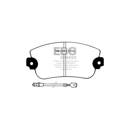 EBC PD40K1006 Lancia Seat Ultimax Pad & Plain Disc Kit - Bendix Caliper 2 | ML Performance UK Car Parts