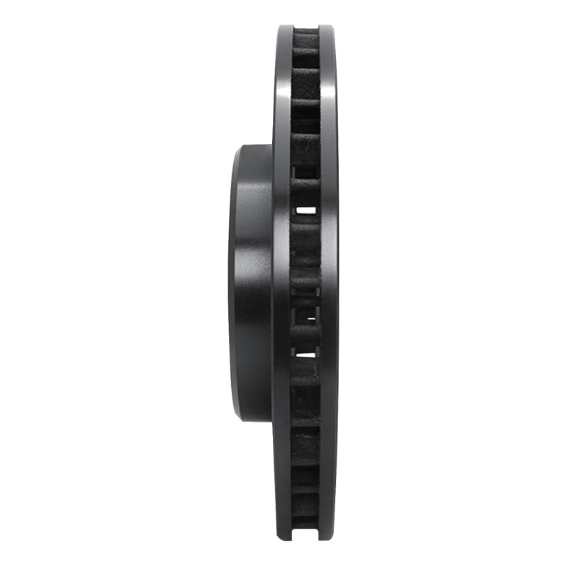 R1 Concepts R1 93-97 Lexus LX450 Front Right Drilled & Slotted Black Brake Rotor
