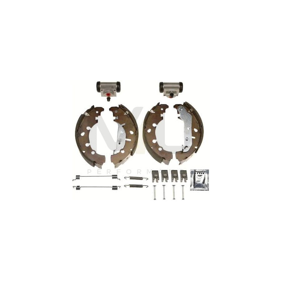 TRW Brake Kit BK1694 Brake Shoe Set with wheel brake cylinder