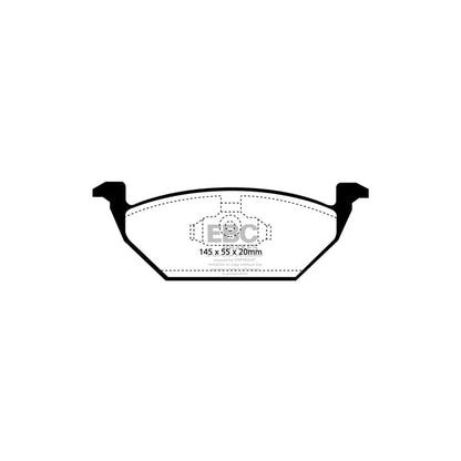 EBC PDKF132 Audi Skoda VW Ultimax Front Brake Pad & Plain Disc Kit - Girling/TRW Caliper (Inc. A3, Octavia, Golf Mk4) 2 | ML Performance UK Car Parts
