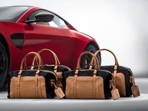 Aston Martin 707397 Vantage (2019MY) Q Colour Matched 4-Piece Luggage Set - Leather | ML Performance UK Car Parts