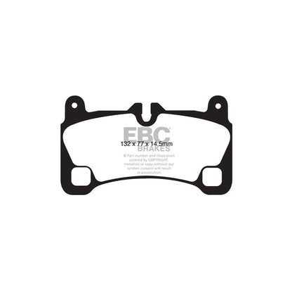 EBC PD14KR363 Audi Q7 Bluestuff Rear Brake Pad & GD Disc Kit - Brembo Caliper 2 | ML Performance UK Car Parts
