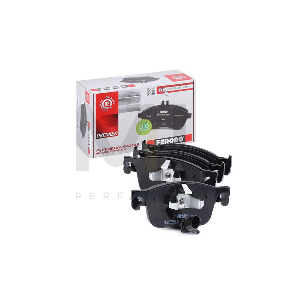 Ferodo Premier Eco Friction FDB4871 Brake Pad Set Incl. Wear Warning Contact, With Piston Clip, Without Accessories