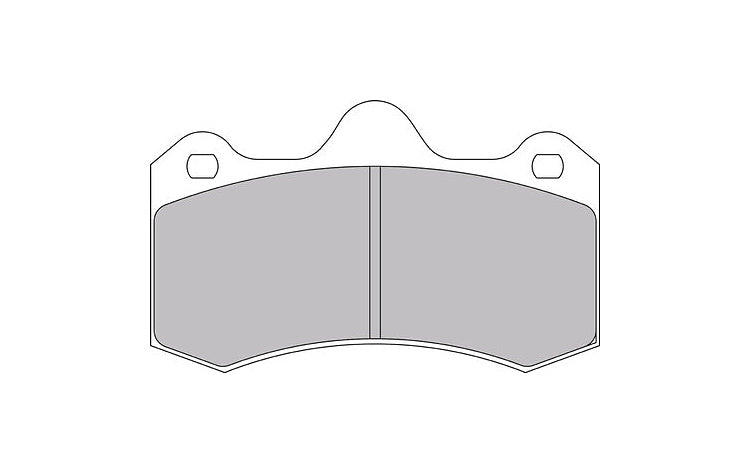 AP RACING CP6600D50-DS2500 PAD SET (4)-16,75T