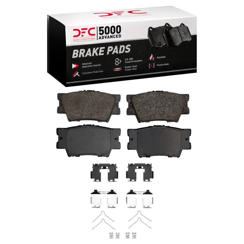 DFC 06-18 Lexus HS250H Rear 5000 Advanced Ceramic Brake Pads and Hardware Kit
