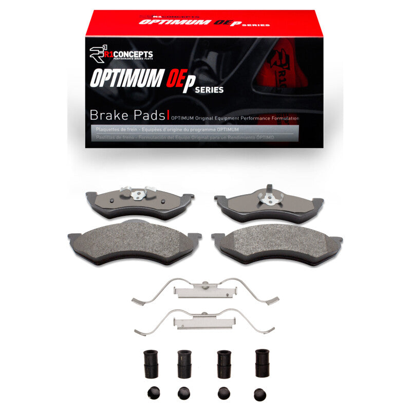 R1 Concepts R1 00-02 Dodge Durango Front Optimum OE Pads & Hardware Kit
