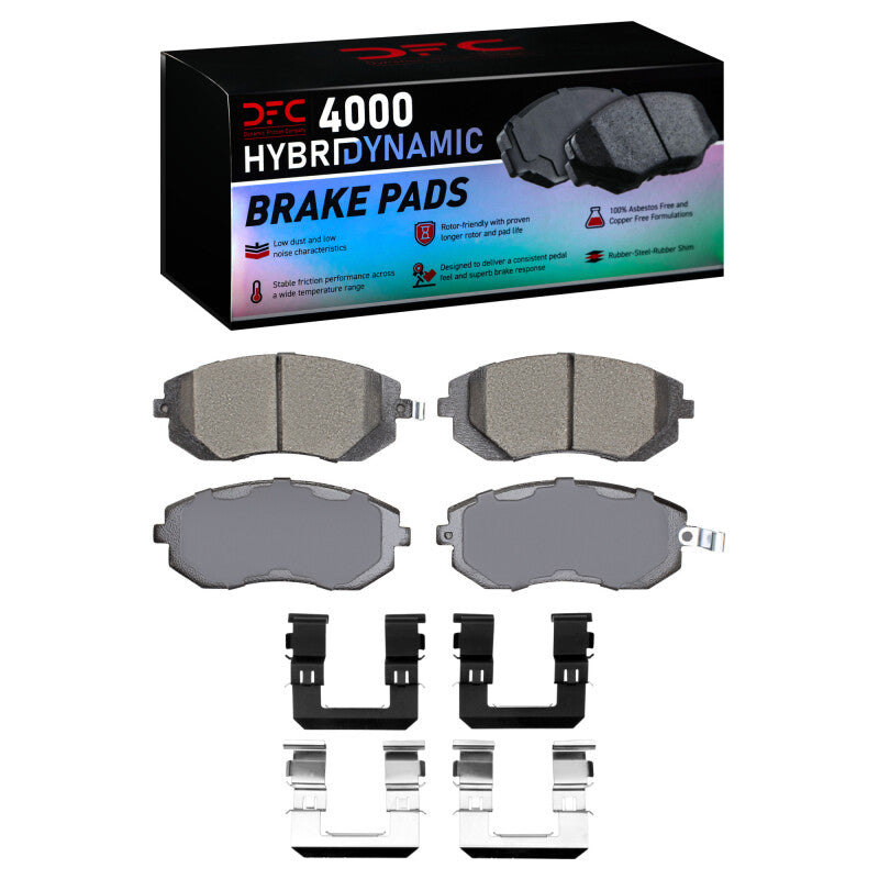 DFC 02-10 Subaru Impreza Front 4000 HybriDynamic Brake Pads and Hardware Kit