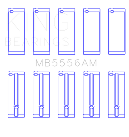 King Engine Bearings Suzuki G-13 (Size +0.75mm) Main Bearing Set