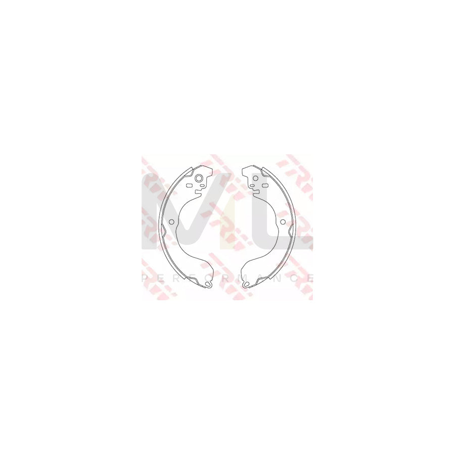 TRW GS8813 Brake Shoe Set