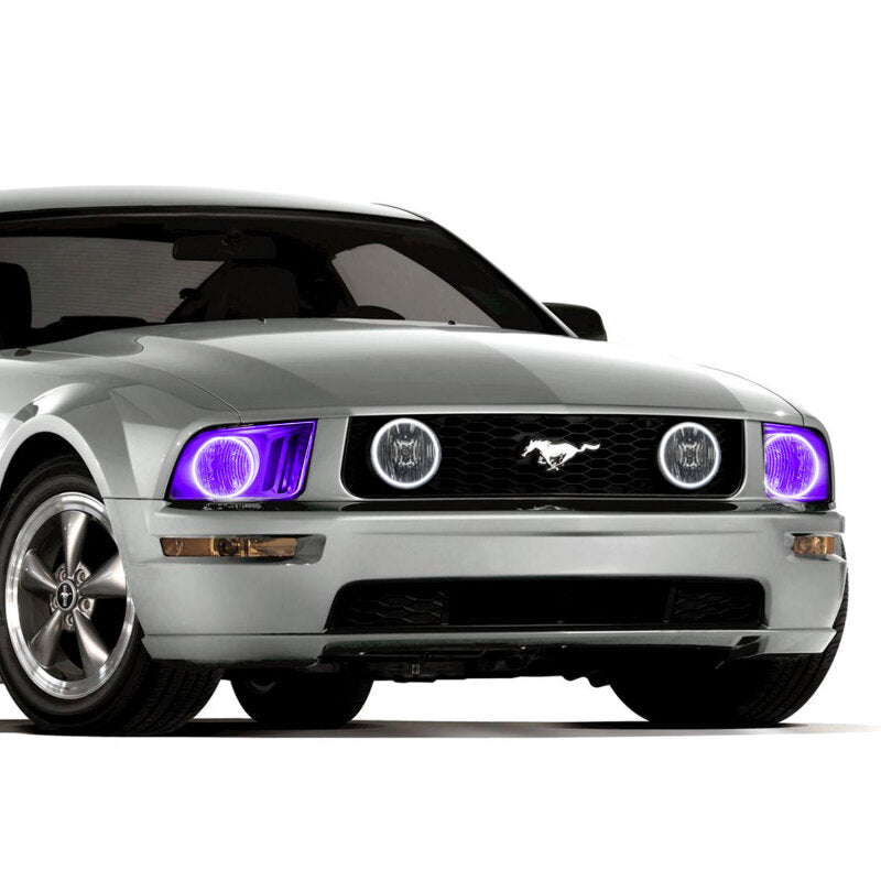 ORACLE Lighting Oracle Ford Mustang 05-09 Halo Kit - ColorSHIFT w/ BC1 Controller