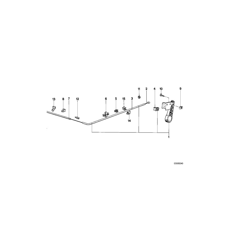 Genuine BMW 51231881741 E28 Case (Inc. 533i)