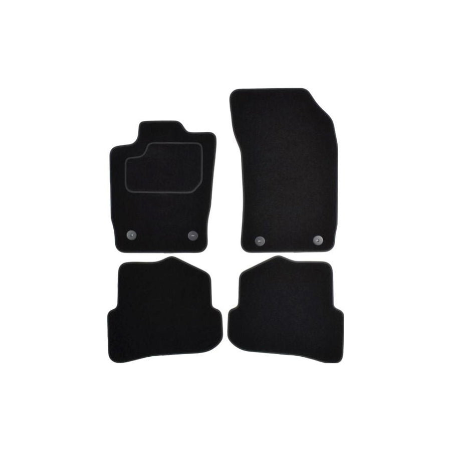 Custo Pol Aud60C Floor Mat Set for Audi A1 Hatchback (8X1, 8Xk)