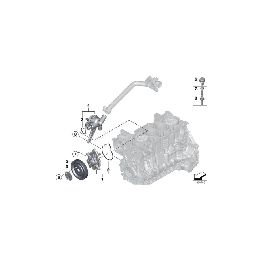 Genuine BMW 11537618806 F20 F30 F31 O-Ring 35X3 (Inc. 114i, 118i & 320i ed)