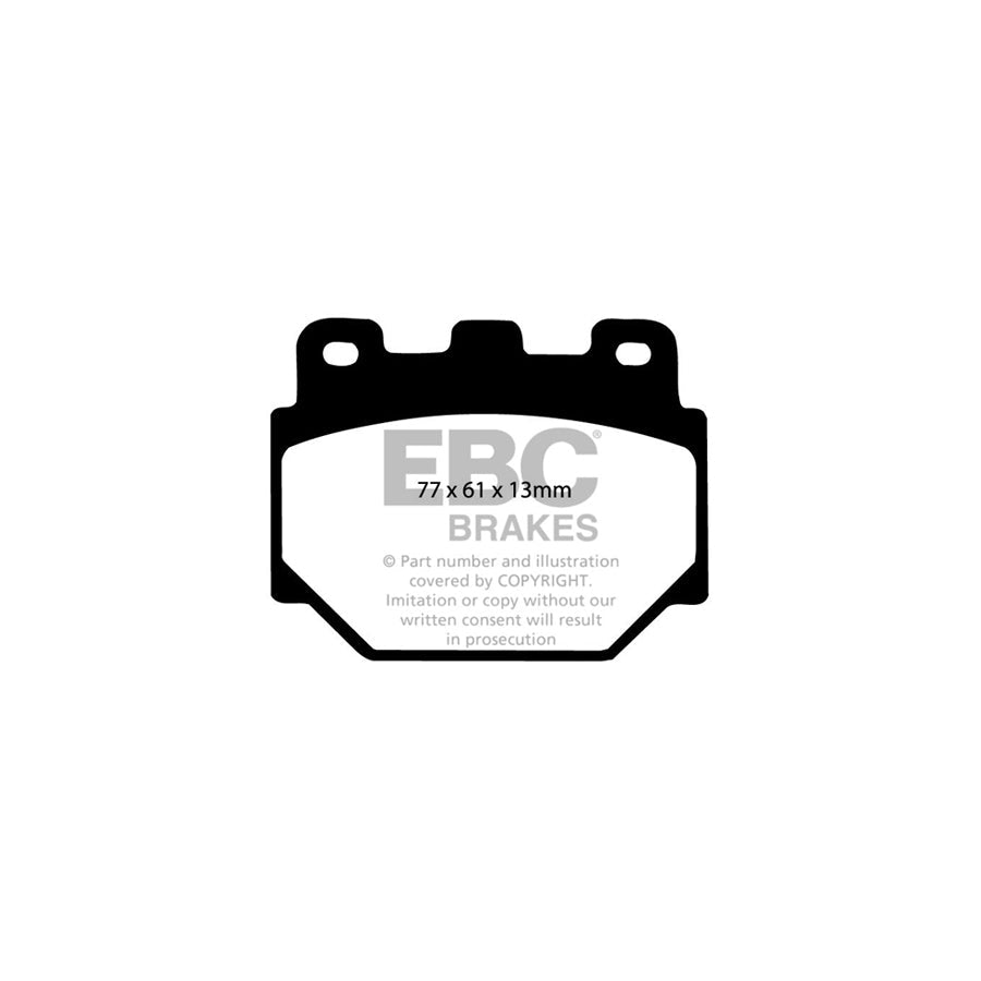 EBC DP195 Daihatsu Toyota Ultimax Front Brake Pads (Inc. Consorte & 1000) 2 | ML Performance UK Car Parts