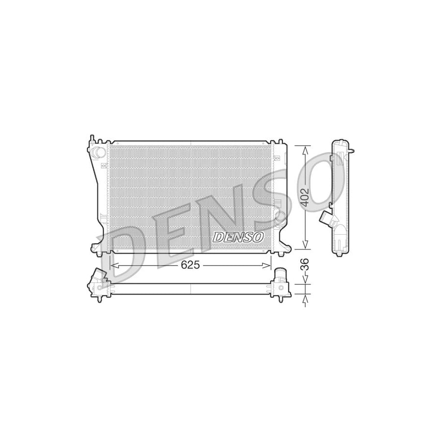 DENSO DRM50073 Engine Radiator