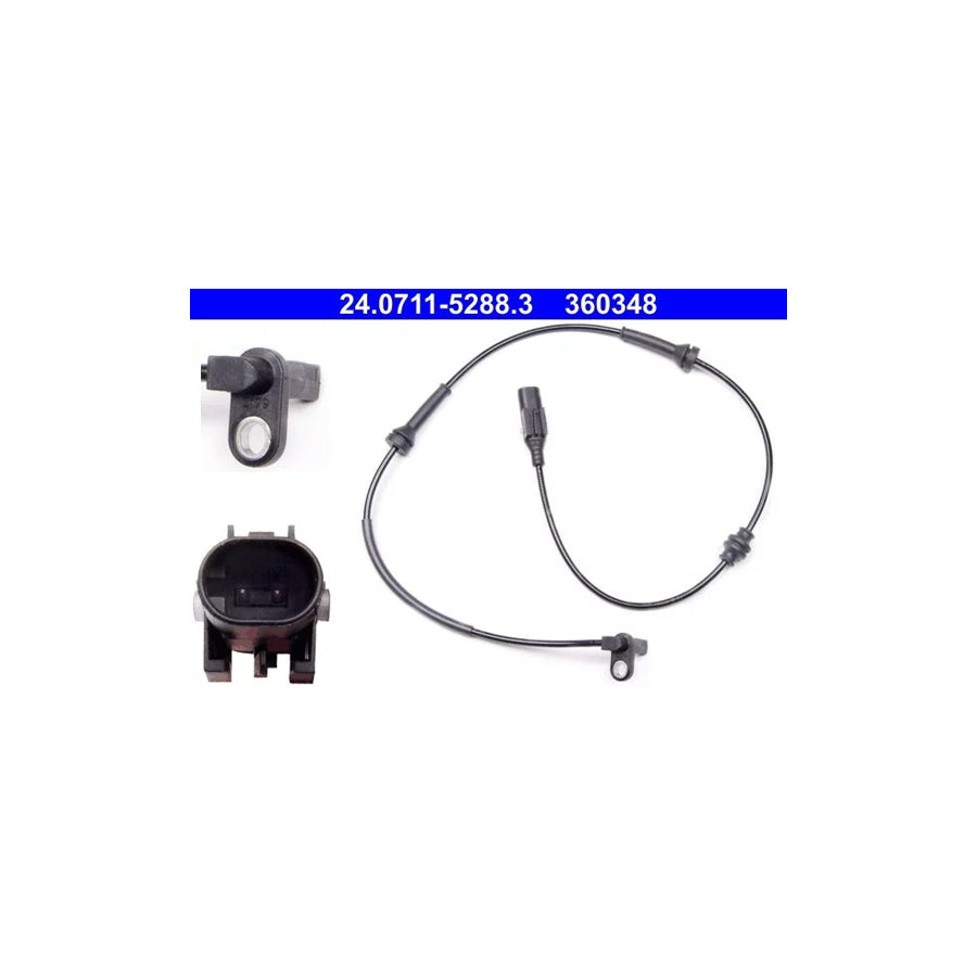 ATE 24.0711-5288.3 Abs Sensor for Fiat Doblo