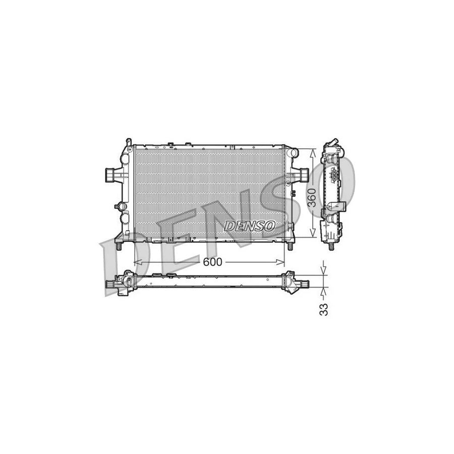 DENSO DRM20018 Engine Radiator