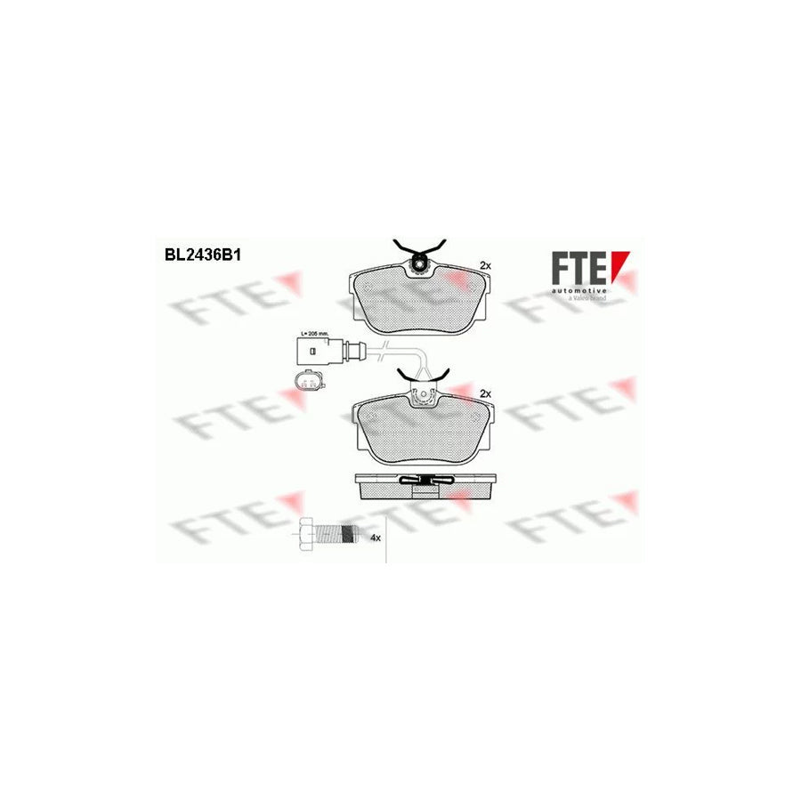 FTE 9010737 Brake Pad Set