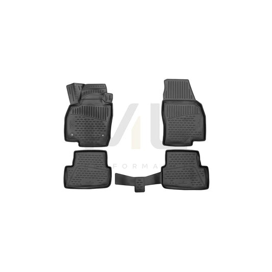 WALSER Tailored, XTR 75114 Floor mat set Front and Rear