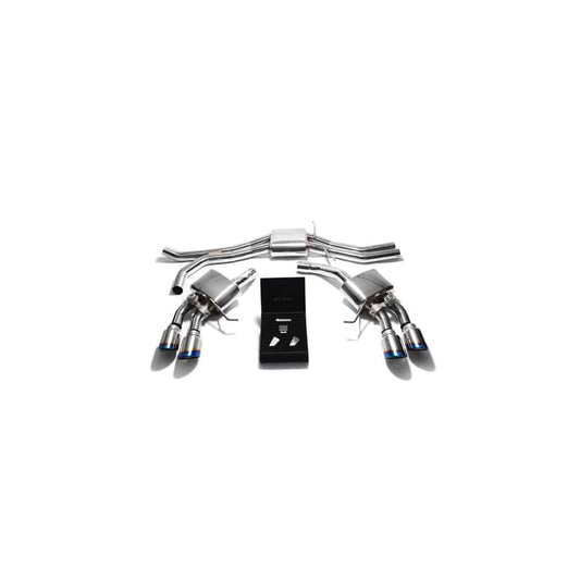 Armytrix PM36T-QS30B Valvetronic Exhaust System Porsche Macan S | GTS | Turbo 2015-2020 with Quad Blue Coated 4"