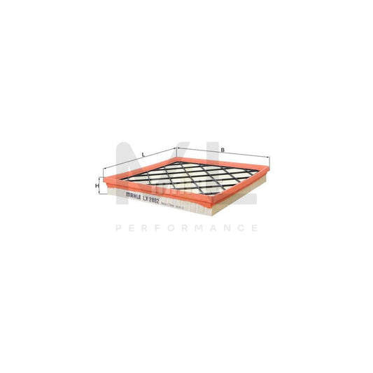 MAHLE ORIGINAL LX 2882 Air Filter Filter Insert