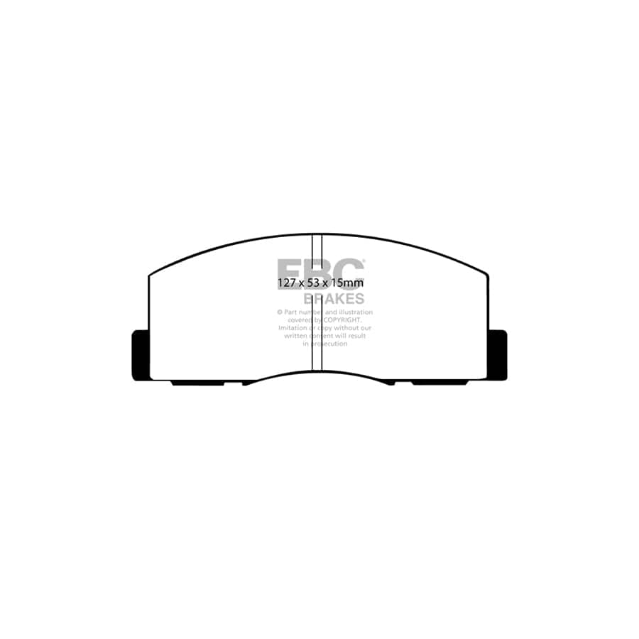 EBC PDKF1318 Mitsubishi Galant Ultimax Front Brake Pad & Plain Disc Kit - Akebono Caliper 2 | ML Performance UK Car Parts