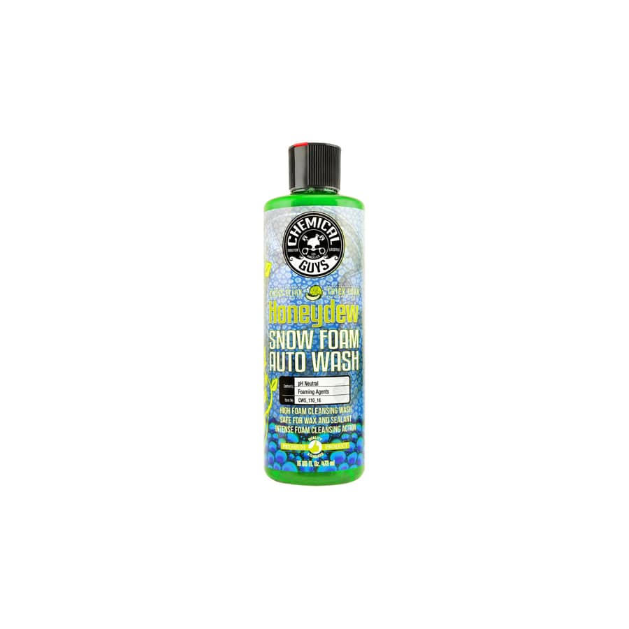 Chemical Guys Honeydew Snow Foam Extreme Suds Cleansing Wash Shampoo 16 oz