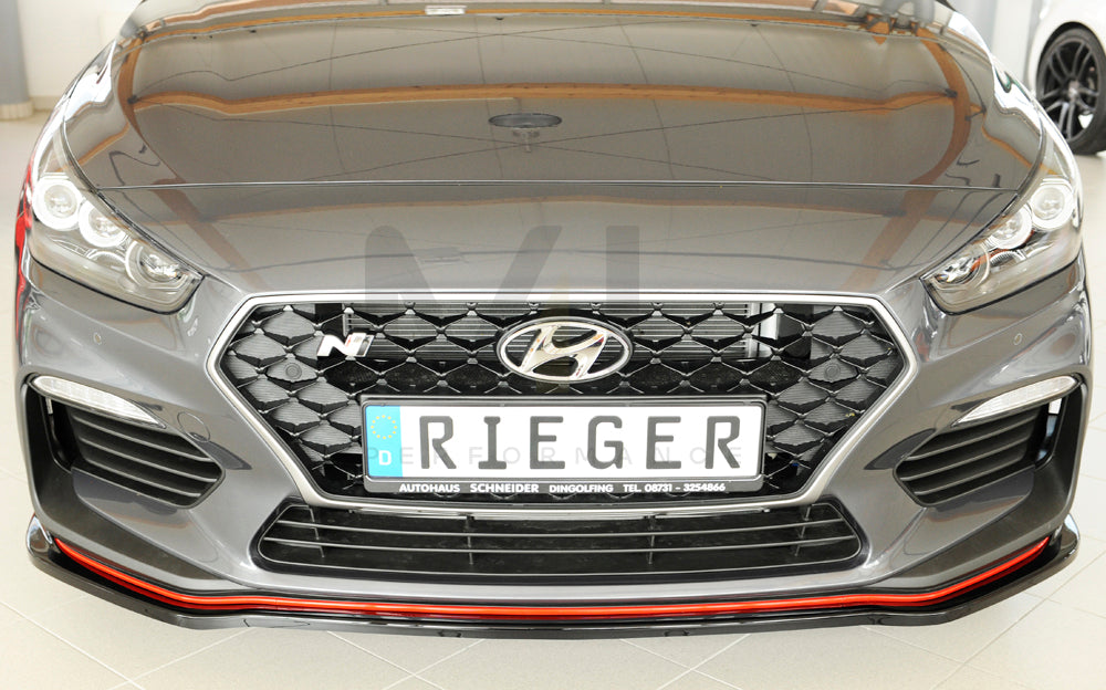 Rieger 00088163 Hyundai Front Splitter (i30 N-Performance & i30 N) 4 | ML Performance UK Car Parts