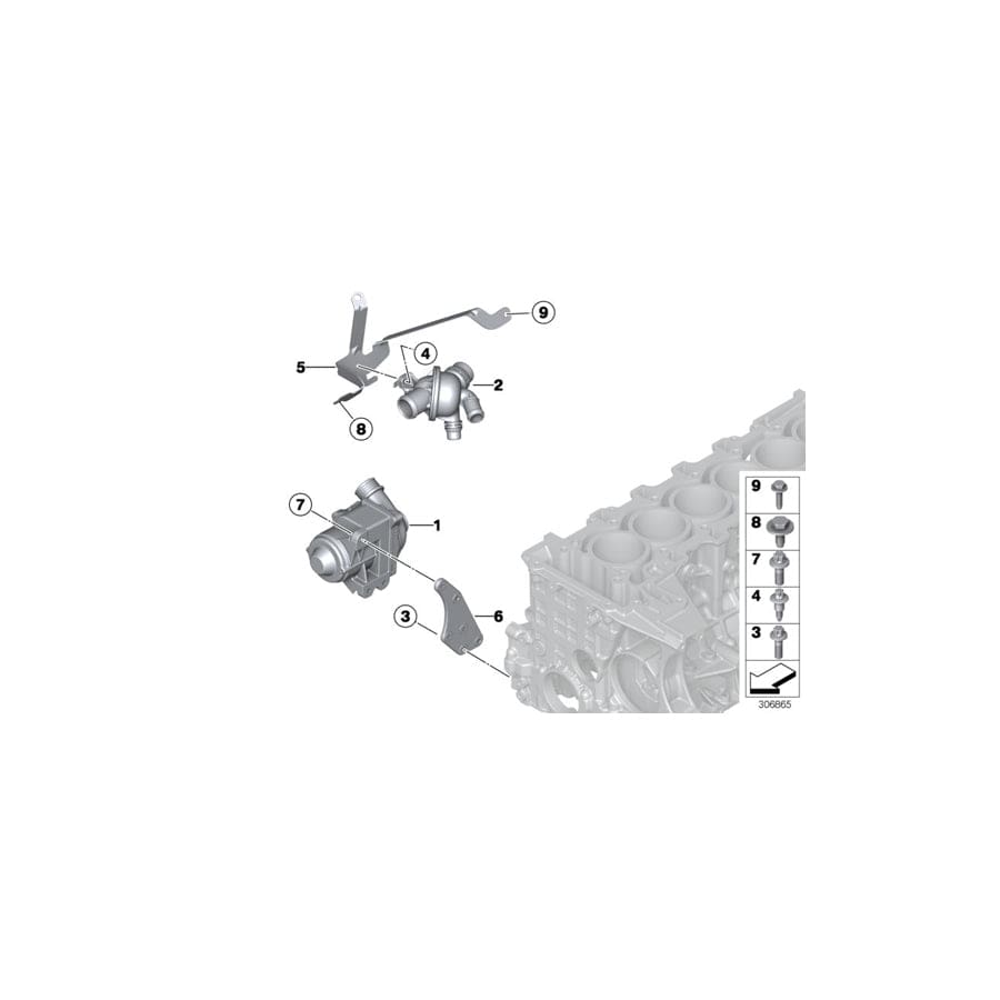 Genuine BMW 11537605058 F13 F12 Holder (Inc. 640i & 640iX)