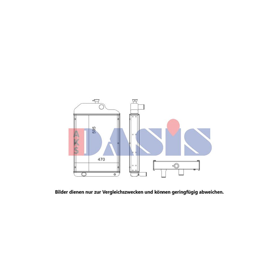 AKS Dasis 440736N Engine Radiator