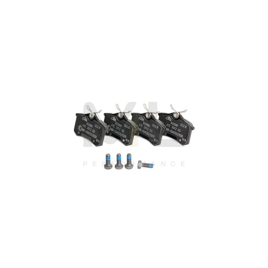ATE 13.0460-2886.2 Brake pad set excl. wear warning contact, with brake caliper screws