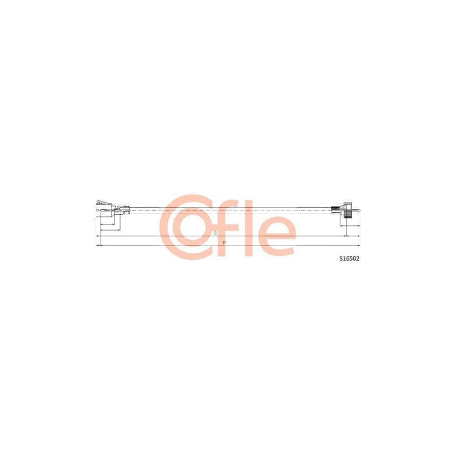 Cofle S16502 Speedometer Cable