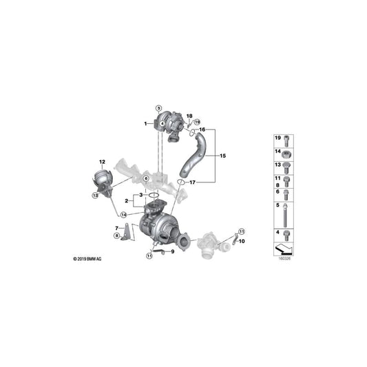 Genuine BMW 11657799767 E83 E61 E92 Support (Inc. 335d, 635d & 535d)