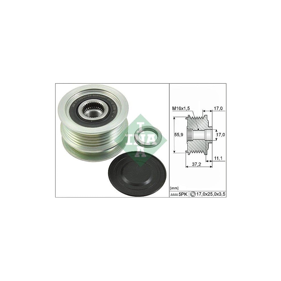 Ina 535 0116 10 Alternator Freewheel Clutch