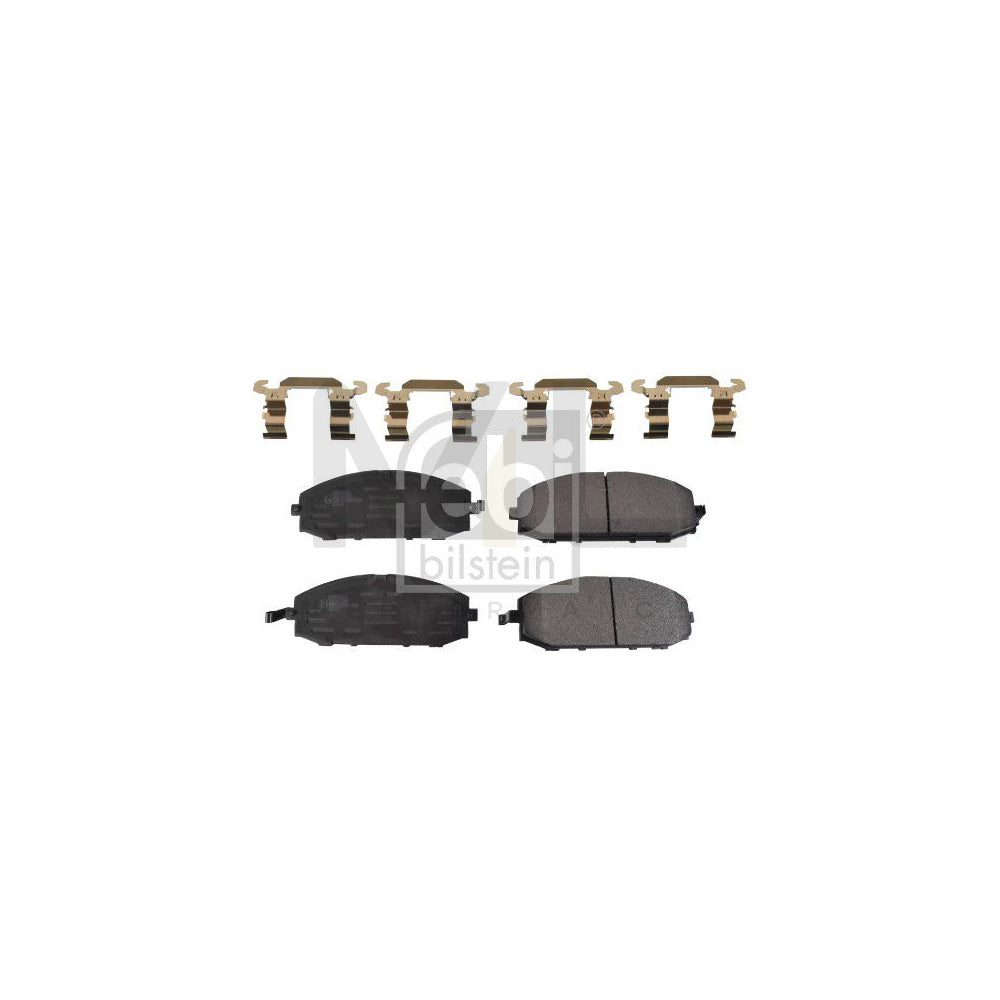 Febi Bilstein 116377 Brake Pad Set For Nissan Patrol Front Axle, With Acoustic Wear Warning, With Attachment Material | ML Performance Car Parts