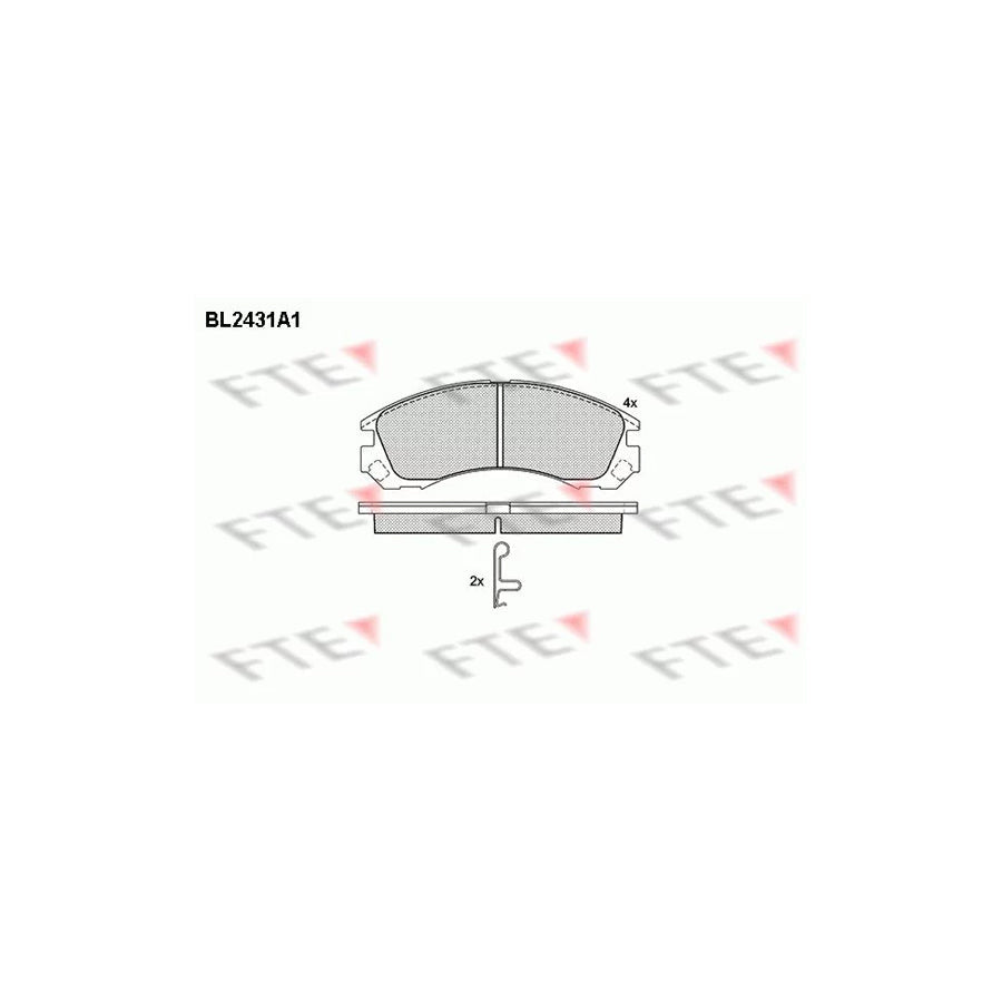 FTE 9010731 Brake Pad Set